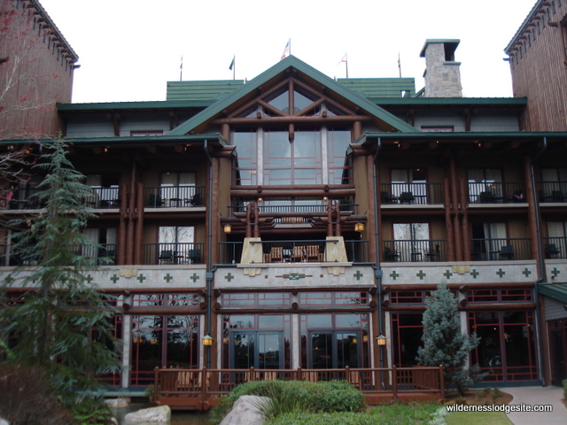 Lodge outdoor seating areas